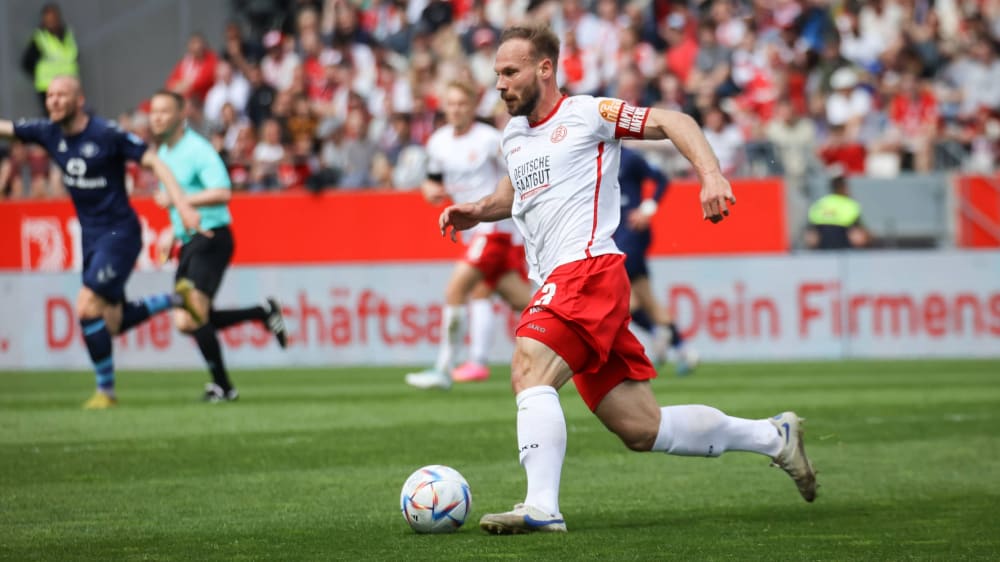 Spielt maximal noch vier Ligaspiele für RWE: Felix Herzenbruch.