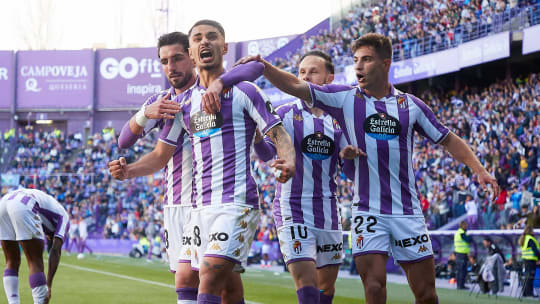 Nach nur einem Jahr zurück in La Liga: Real Valladolid darf feiern.
