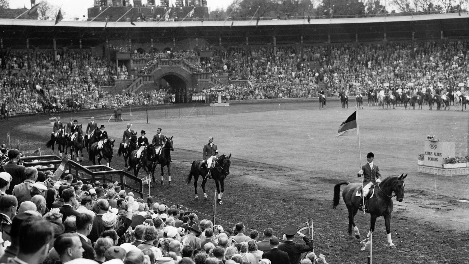 Die Reiterspiele bei Olympia 1956 in Stockholm