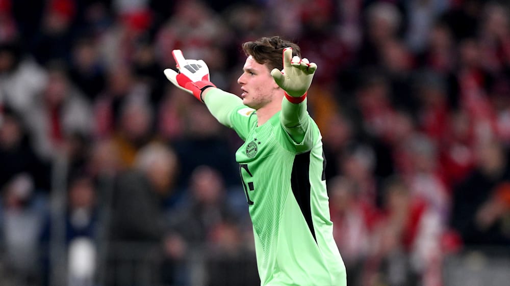 Manuel Neuers Stellvertreter: Jonas Urbig ist bereit für Bayerns Achtelfinal-Hinspiel in Bergamo.