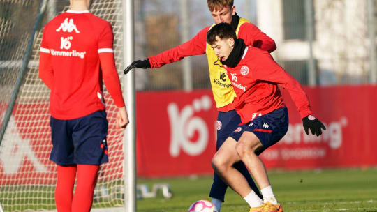 Nur im Training Seite an Seite: Brajan Gruda und Nelson Weiper.