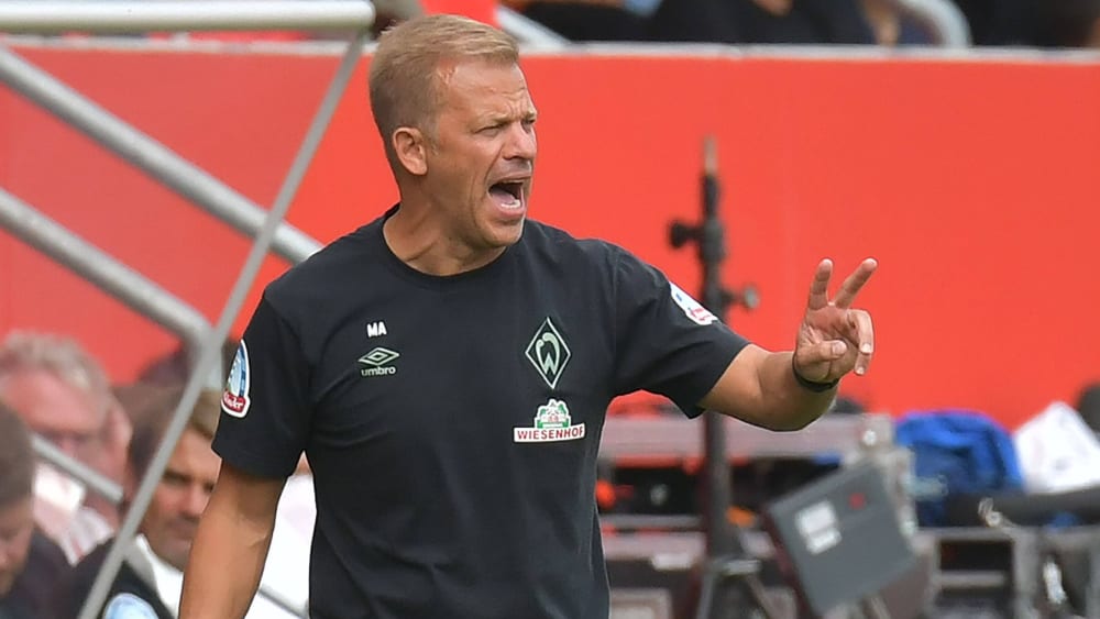 Werder-Coach Markus Anfang steht vor seinem ersten Nordderby gegen den HSV.