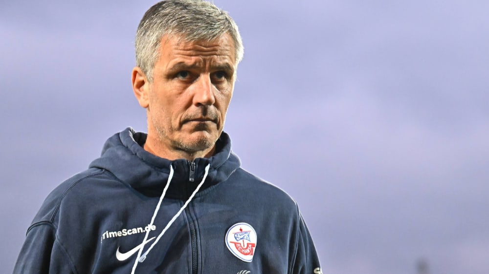 Rostocks Chefcoach Jens Härtel muss gegen Lautern gehörig umbauen.