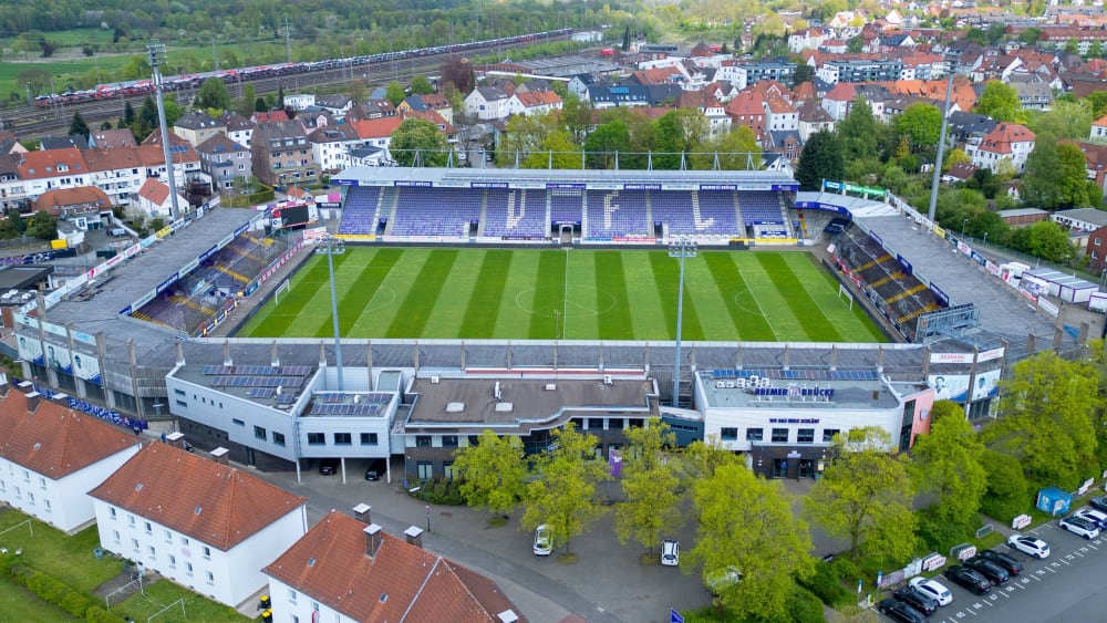 Im Stadion an der Bremer Brücke darf wieder gespielt werden.