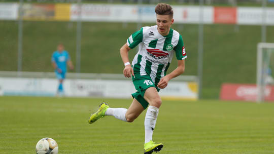 Offensiver Mittelfeldmann: Tobias Stockinger wechselt aus Passau nach Bayreuth.