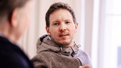 Stellte sich zwei Stunden lang den Fragen des kicker: Bundestrainer Julian Nagelsmann