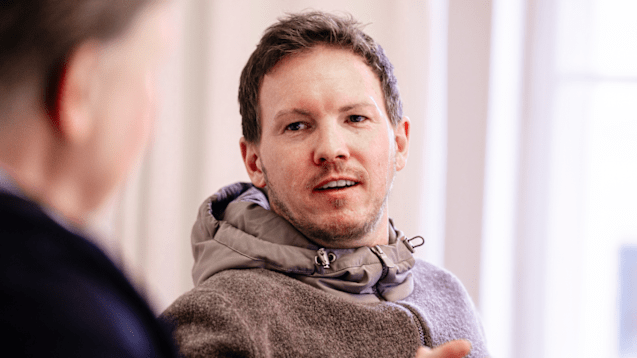 Stellte sich zwei Stunden lang den Fragen des kicker: Bundestrainer Julian Nagelsmann