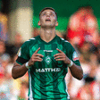 Jubel im neuen Heimtrikot: Werder-Stürmer Keke Topp.