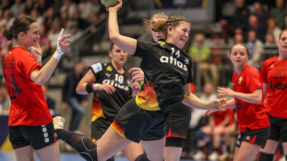 Trainingswürfe für das leere Tor: Deutschlands Weste bleibt weiß