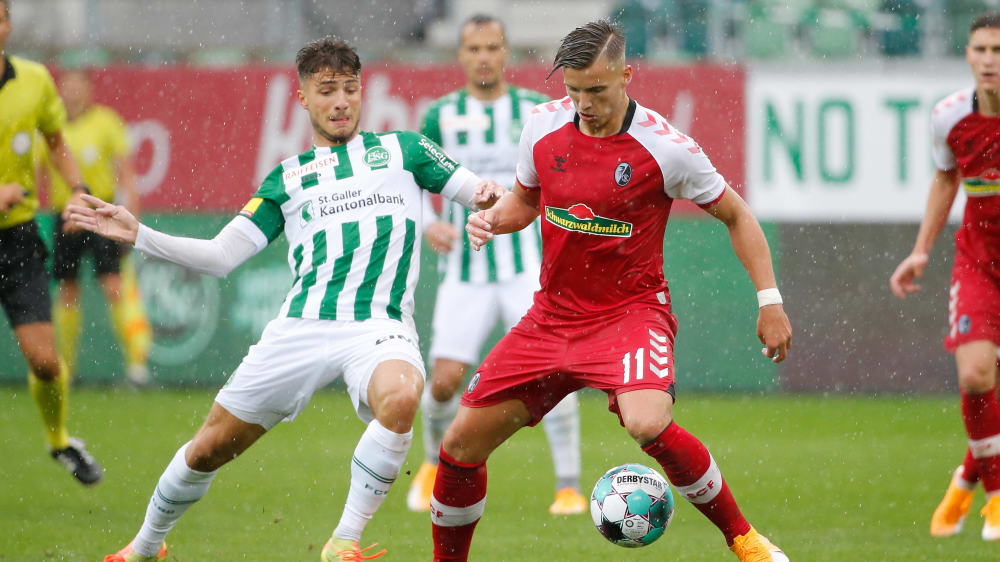 Ermedin Demirovic wechselte in diesem Sommer von St. Gallen zum SC Freiburg. Mit seinem neuen Arbeitgeber bezwang er seinen alten nach 120 Minuten mit 3:1. 