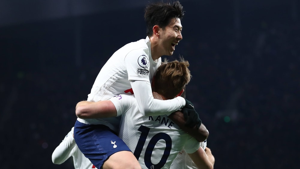 Hatten am Montagabend viel zu jubeln: Heung-Min Son und Harry Kane