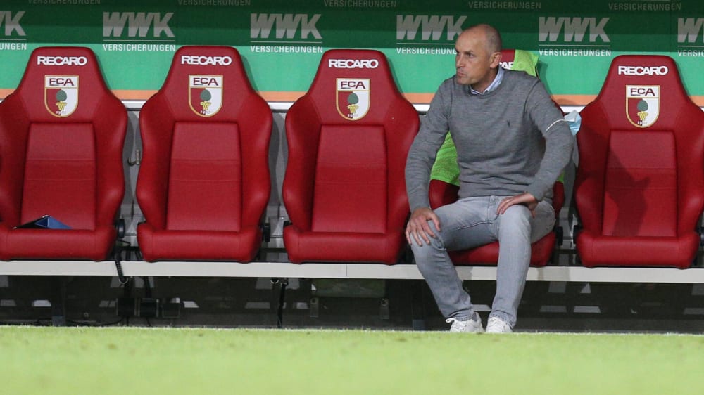 Sieht noch viel Verbesserungspotenzial: Augsburgs Trainer Heiko Herrlich.