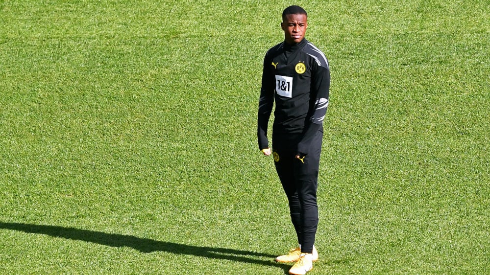 Verletzte sich beim Training der U-21-Nationalmannschaft: Youssoufa Moukoko.