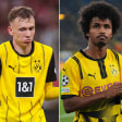 Die U-21-EM kollidiert im Sommer 2025 mit der Klub-WM - was bedeutet das für die BVB-Profis und U-21-Nationalspieler Maximilian Beier (li.) und Karim Adeyemi?