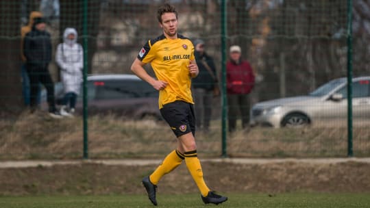 Tim Knipping stand am Dienstag zum ersten mal nach seiner Verletzung wieder in einem Spiel auf dem Platz.