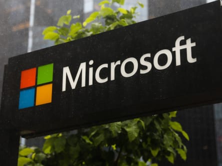 Microsoft logo is seen in Montreal, Canada on June 13, 2023. (Photo by Jakub Porzycki/NurPhoto)