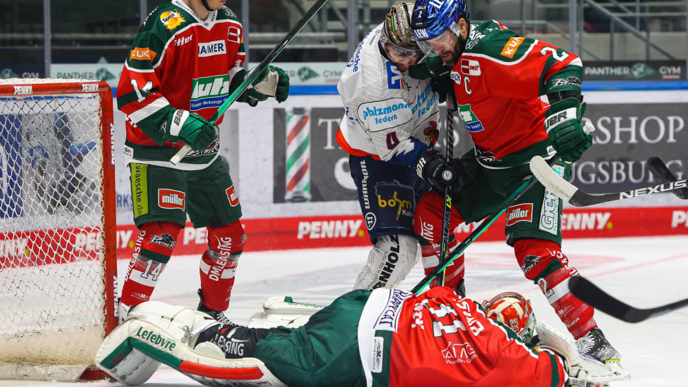 Umkämpftes Match zwischen Augsburg und Iserlohn.