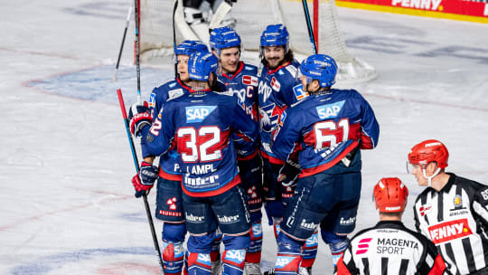 Kamen gegen Nürnberg zum Auftaktsieg: Die Adler Mannheim.