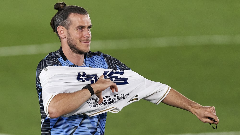Zieht die Arbeitskleidung von Real Madrid endg&#252;ltig aus: Gareth Bale.