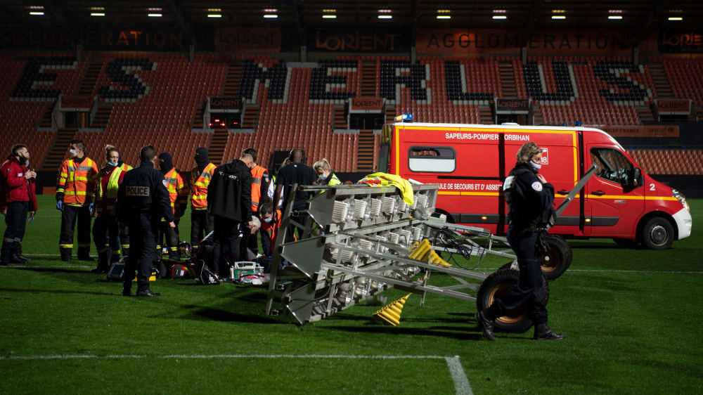 Nach dem Spiel in Lorient kam es zu einem t&#246;dlichen Unfall. 