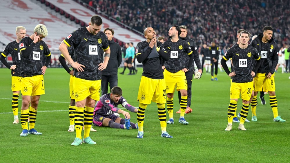 Herbe Enttäuschung für Borussia Dortmund gegen den VfB Stuttgart.