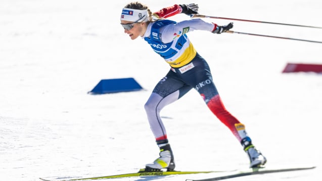 Zurück auf den Brettern: Therese Johaug peilt die Heim-WM an.