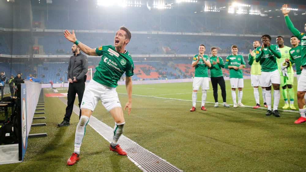 FC St. Gallen erstmals seit 2012 Erster in der Schweiz - kicker