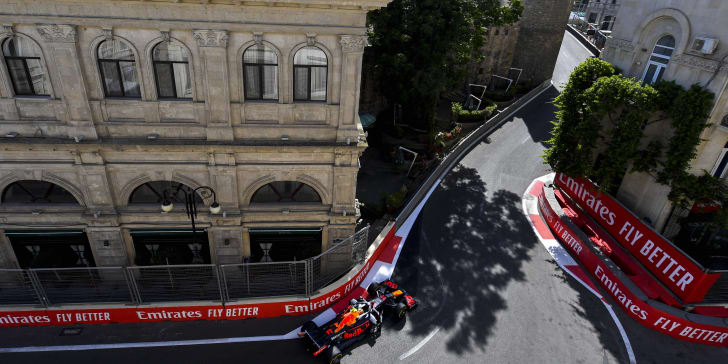 Enge Kiste: Sergio Perez in Baku.