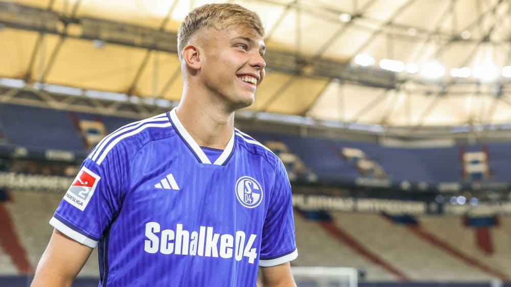 Schalkes Youngster Keke Topp traf dreimal gegen die Profis.