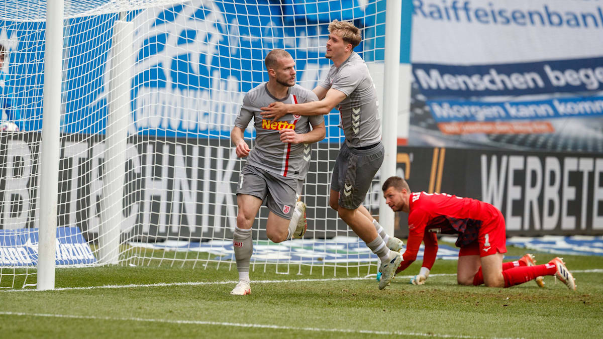 Hottmann's four goals: Jahn delivers a significant blow to the Kogge