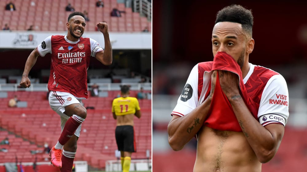 Welches Gesicht zeigen die Gunners am Samstag? Pierre-Emerick Aubameyang will mit Arsenal den FA Cup gewinnen.