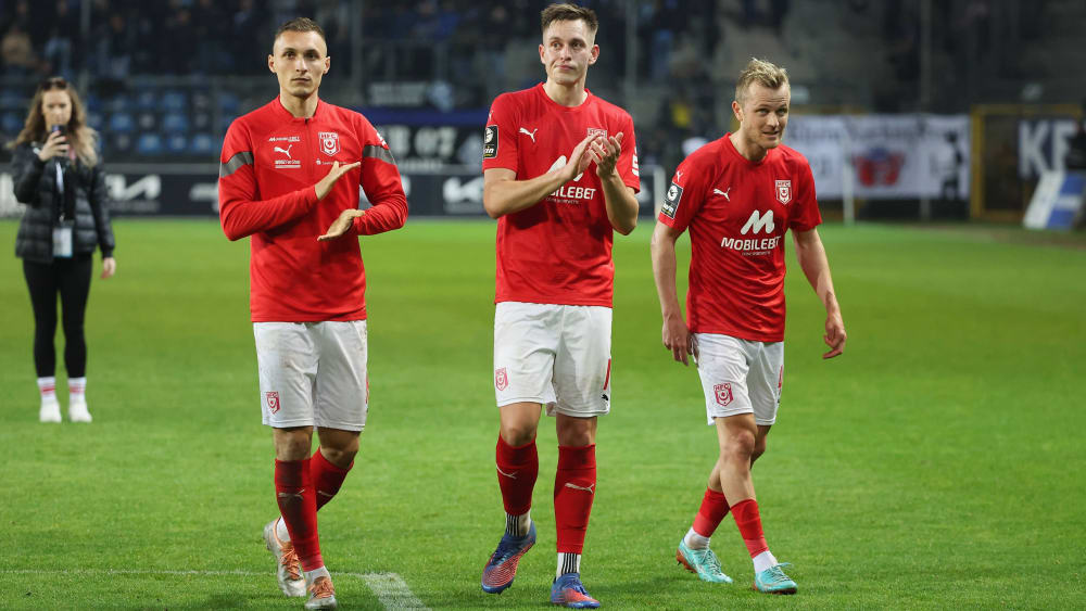 Der Hallesche FC hat den Klassenerhalt in der 3. Liga fest im Blick.&nbsp;