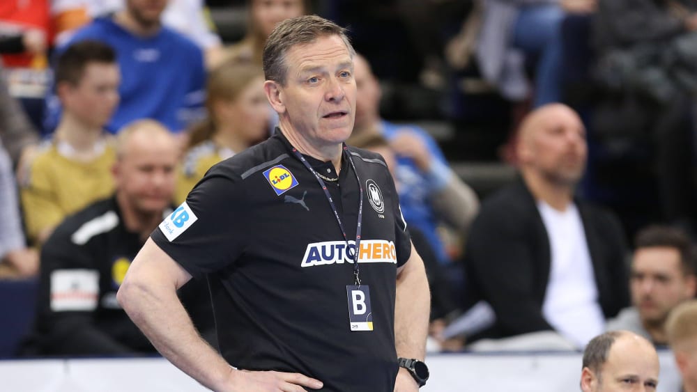 Handball-Bundestrainer Alfred Gislason lost aus.