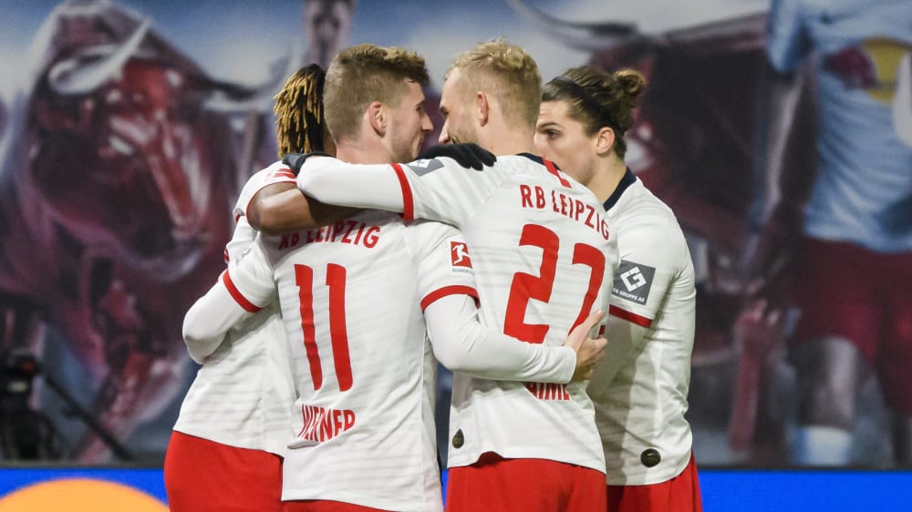 Tore, Tore, Tore: Die Offensive von RB Leipzig um 1:0-Sch&#252;tze Timo Werner hat auch gegen K&#246;ln zugeschlagen.