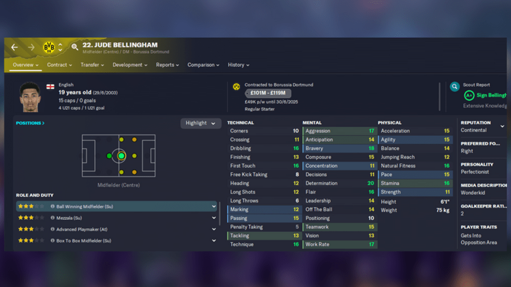 Football Manager 2023 Die Attribute der TopStars kicker