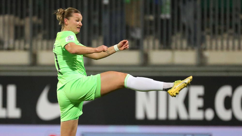 Wolfsburgs Alexandra Popp plagen muskuläre Beschwerden.