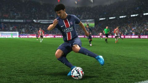 Pariser 4-3-3- im Spiel