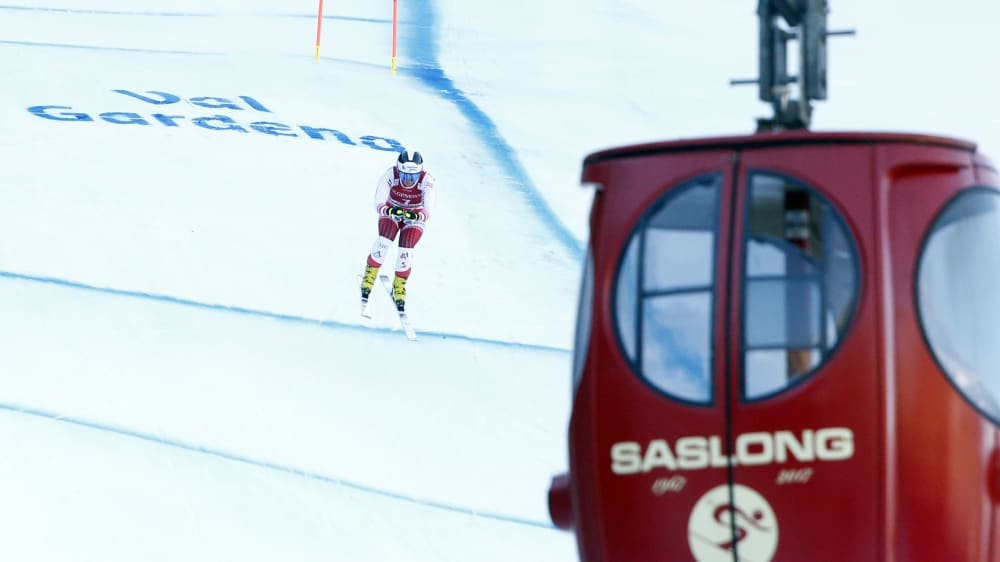 "Kamelbuckel" auf der Saslong