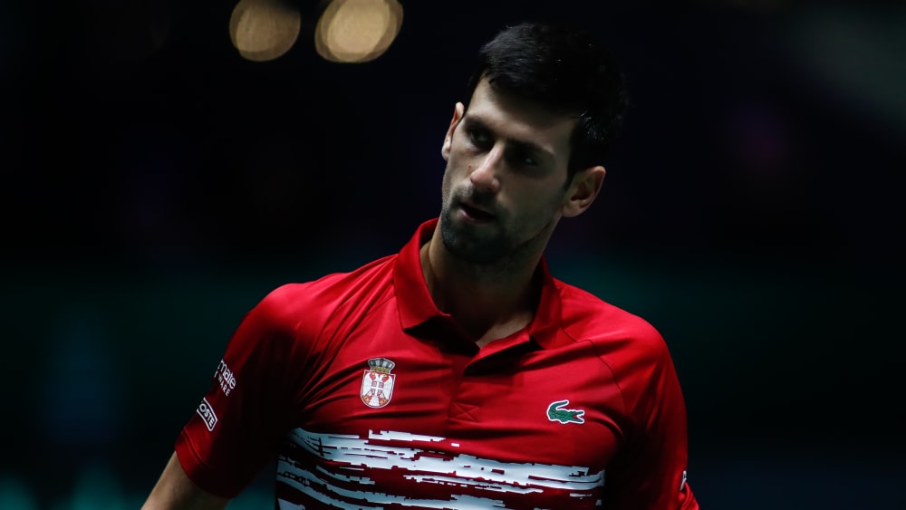Sein Sieg im Einzel reichte nicht: Novak Djokovic.