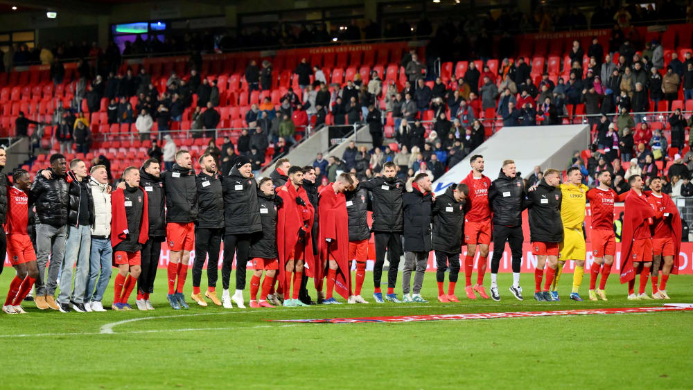 Die Spieler des 1. FC Heidenheim