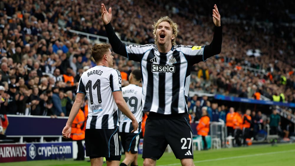 Nick Woltemades Newcastle und die anderen CL-Teams waren am Dienstag in Torlaune.