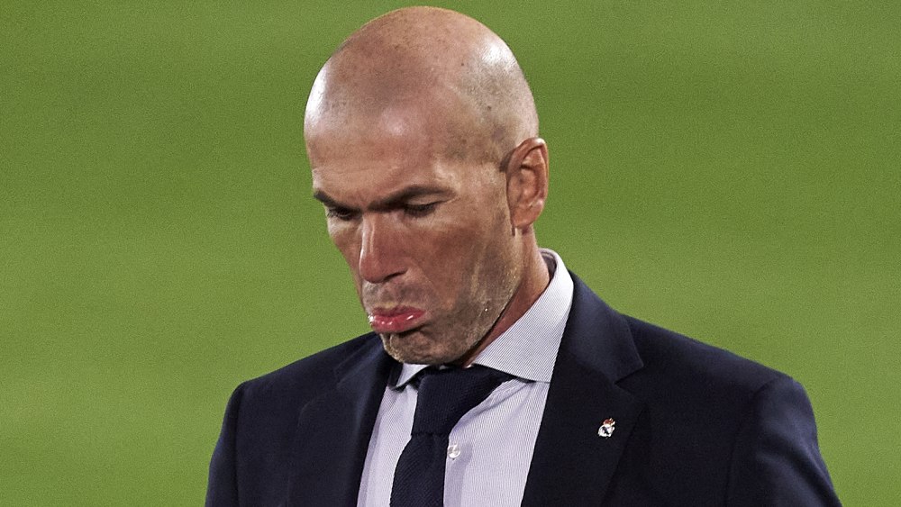 Folgt die dritte Pleite? Real-Coach Zinedine Zidane.