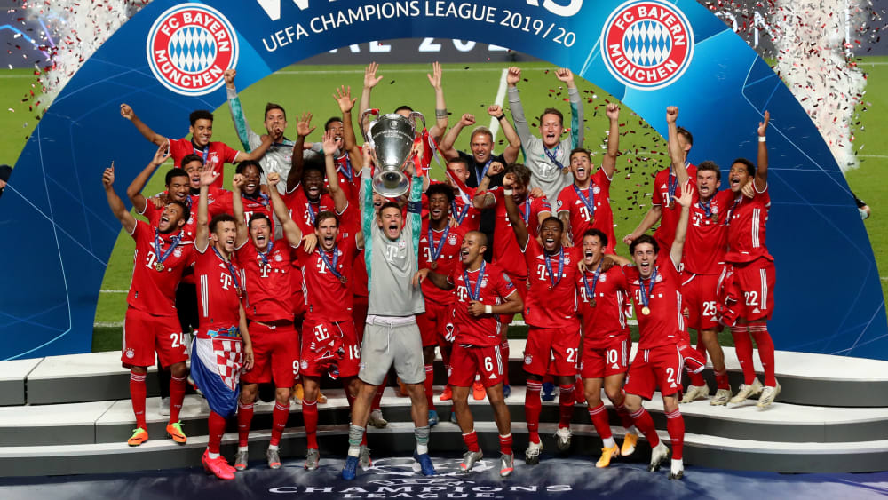 Konfetti in der leeren Arena: Der FC Bayern hat sich zum Champions-League-Sieger gekr&#246;nt.