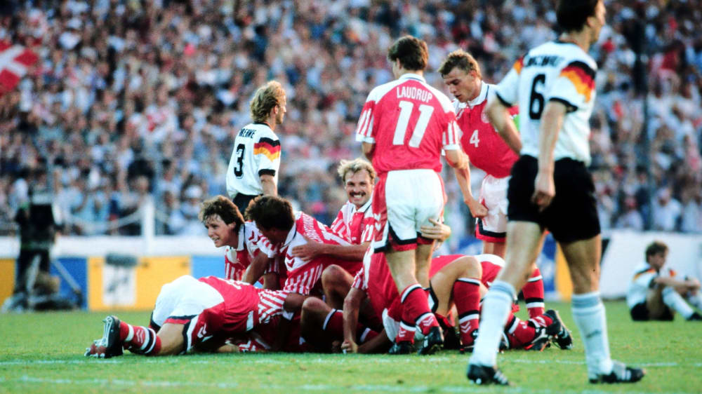 1992 gewann Dänemark in Göteborg das Finale der Europameisterschaft gegen Deutschland.