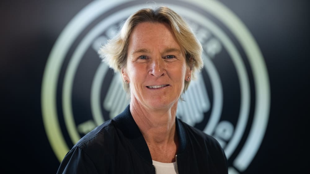 Kann sich ab sofort auf die Nations-League-Gegner einstellen: Bundestrainerin Martina Voss-Tecklenburg.