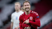 Blieb vom Punkt gleich zweimal cool: Christian Eriksen. 