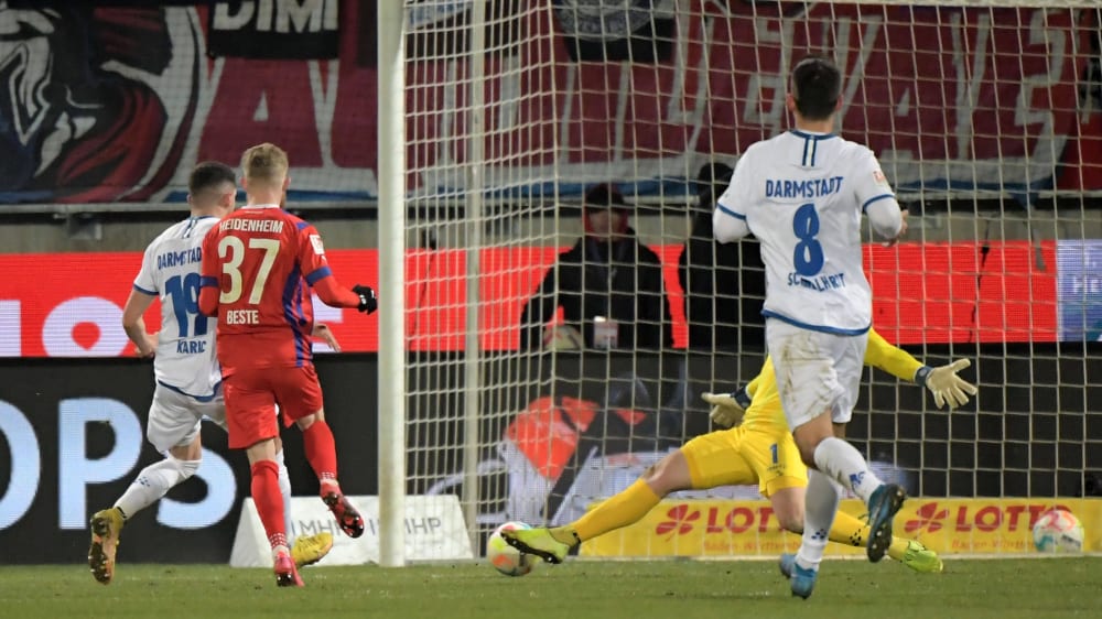 Ein ganz wichtiger Treffer: Jan-Niklas Beste erzielte das Siegtor gegen Darmstadt.