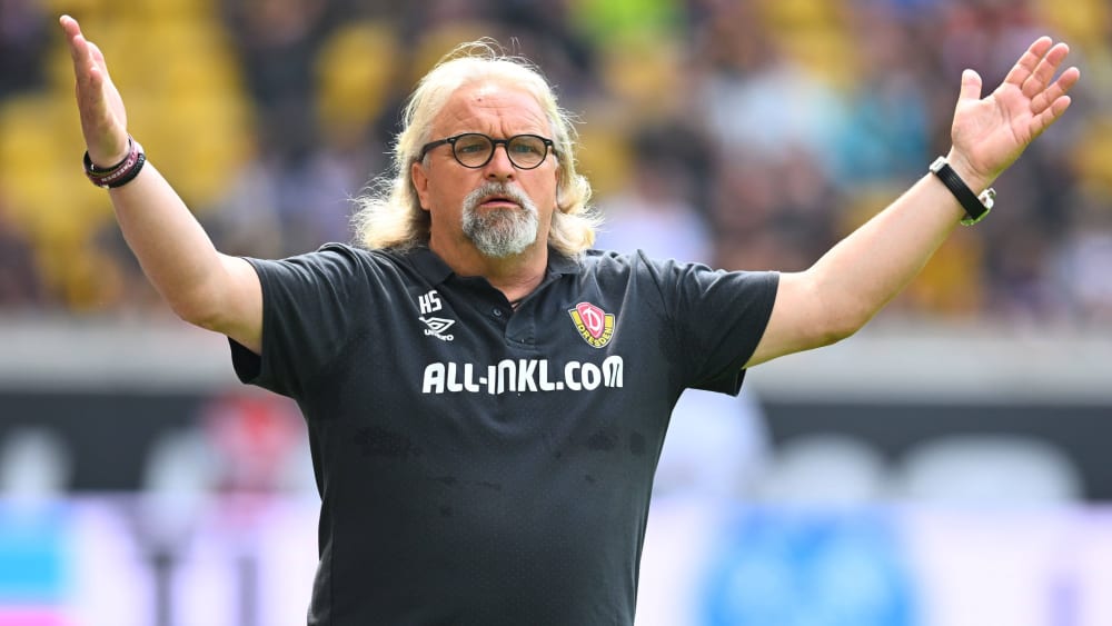 Wartet seit seiner interimistischen Amtsübernahme auf den ersten Drittligasieg mit Dynamo Dresden: Heiko Scholz.