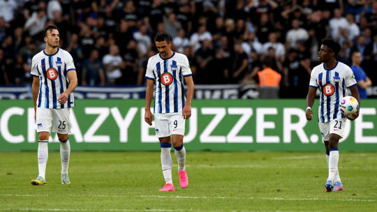 Zweite Pleite im zweiten Spiel: Hertha BSC.