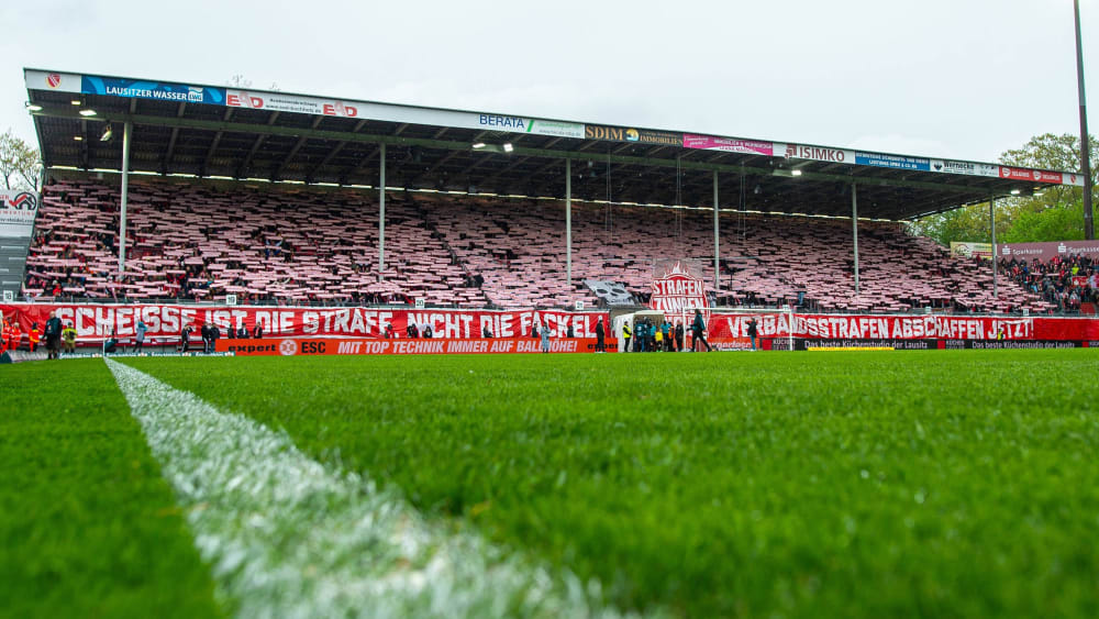 Das Energie Stadion in Cottbus.